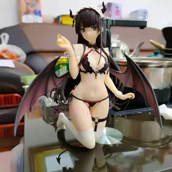 17cm Japonų Anime Taya Demonas Tarnaitė AIKO PVC Veiksmų Skaičius, Žaislų Statula Kolekcijos Lėlės Modelio Dovana