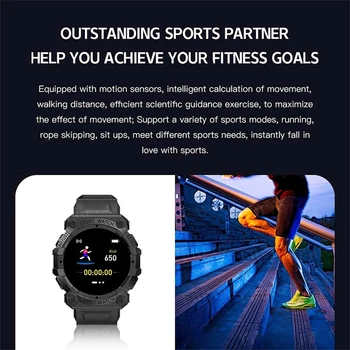 2021 Vyrų Smartwatch 260mAh Kamera Širdies ritmo Sports Tracker Smart Laikrodžiai, Skirta 