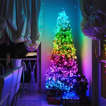 2022 Kalėdų Medžio Apdaila USB LED Styginių Šviesos Vandeniui 