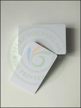 230PC Baltas Tuščias rašalinis spausdinimui PVC Kortelės Vandeniui plastikinis ID Kortelės, vizitinės kortelės numeris chip Epson Canon Inkjet printer