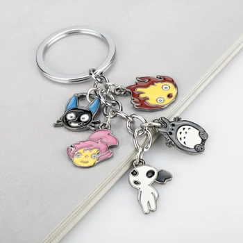 25 Stilių Kiki ' s Delivery Service Atkakli Toli Totoro Key Chain Multi pakabučiai paketų prižiūrėtojų raktinę Vyrams, Moterims, Pakabukas Keychain Automobilių Keyholder