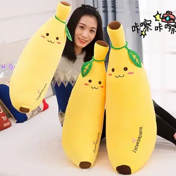 3 Dydžių Animacinių Filmų Bananų Pliušinis Žaislas Minkštas Augalų Bananų Pagalvę Super Minkštas Vaikams, Žaislai Kūdikiams, Vaikams, Namų Puošybai Kalėdų Dovana