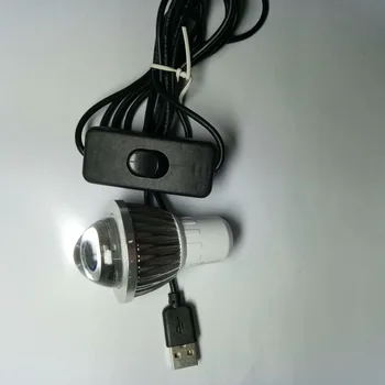 30W 5V 395nm 365nm bangos ilgio Ultravioletinė Lempa modulio uv klijai gydant Dėmesio USB taškas šviesos uf nagų manikiūro džiovinimo nagai
