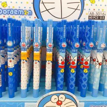 4 vnt./daug Doraemon Tušinukas Animacinių filmų gyvūnų mėlyno rašalo kamuolys pen Mokyklos Buveinė rašymo Reikmenys Raštinės reikmenys Dovana
