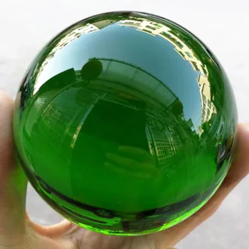 40/50/60mm Green Crystal Ball Azijos Retas Akmuo Srityje Gydymo Magija Kamuolys Kambarį Namuose Feng Shui Dekoras