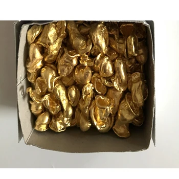 470G Dantų Lab Produktus GELTONOS spalvos Metalo Lydinio, Visiškai Mesti Karūna Aukso Metalo