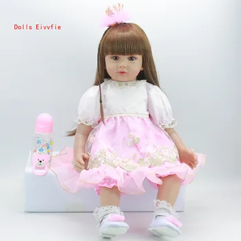 60cm Newbornbaby Bebe Atgimsta Lėlės Gyvas Žaislas Princesė Vinilo Kūno Audinys Kūdikių Su Mergina Gimtadienio Dovana lol
