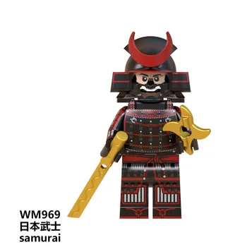 8pcs/daug Samurajus Serijos Kariaujančių Valstybių Laikotarpiu, Japonijos Ninja Blokai Paskutinis Samurajus Modeliai Plytos, Žaislų Rinkiniai