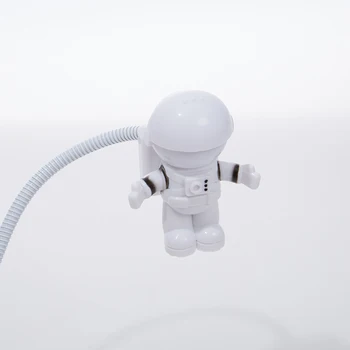 Astronautas Astronautas LED Lanksti USB Naktį Šviesos Akių Apsauga Naktį, Stalo Lempos Reguliuojamo Nešiojamojo KOMPIUTERIO, Nešiojamojo kompiuterio Skaitymo Šviesa