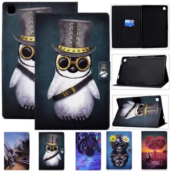 Case for Samsung Galaxy Tab S5e 10.5 2019 SM-T720 SM-T725 Funda Tablet Gyvūnų Dažytos Stovėti Shell 