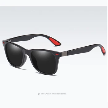 Classic HD Poliarizuoti Akiniai nuo saulės Vyrai Moterų Vairavimo Veidrodinį Aikštėje Retro Vintage Saulės Akiniai Vyrų UV400 Akiniai Gafas De Sol