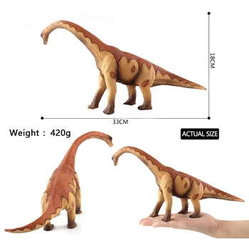 Didelis Juros periodo Dinozaurų Modeliu, Žaislai Brachiosaurus Pvc Duomenys Gyvūnų Modelio Surinkimo Žaislai Švietimo Vaikai Berniukas Dovana