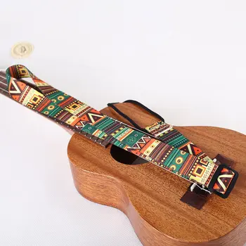 Havajų Gitara Dirželis Etninės Modelis Reguliuojamas Nailono Įrašą Apie Havajų Diržas Diržas, Diržas Su Kabliu Havajų Gitara Priedai 2019