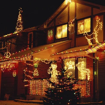 Kalėdų LED String Žiburiai Kalėdų Girliandas 10M, 20M 30M LED String Pasakų Šviesos Dekoracija Vestuves Atostogų Apšvietimas