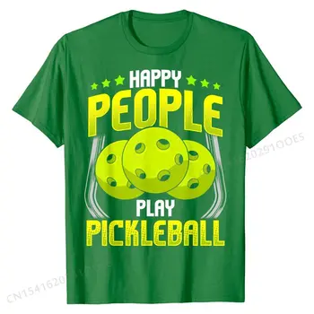 Laimingi Žmonės Žaisti Pickleball Juokinga Citatos Vyrai Moterys T-Shirt Unikalus T Marškinėliai Vyrams Šukuotinės Medvilnės Marškinėliai Dizaino Naujos