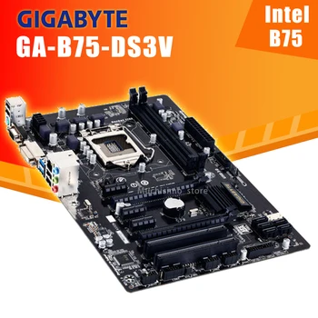 LGA 1155 GIGABYTE GA-GA-B75-DS3V Plokštė B75-DS3V Socket LGA1155 DDR3 Intel B75 Placa-mãe LGA 1155 i7 i5, i3 1155 CPU