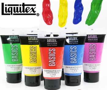Liquitex pagrindinio akriliniai dažai, greitai džiūstantys, vandeniui ir ne nyksta nagų dailės graffiti tapyba batai tekstilės dažai