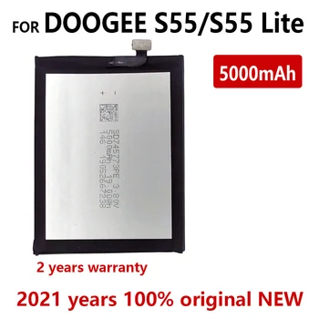 Nauja Originali 5000mAh S55 Telefono Batterry Už Doogee S55 Originalus Sandėlyje, Aukštos Kokybės Pakaitinis Akumuliatorius su nemokamais įrankiais