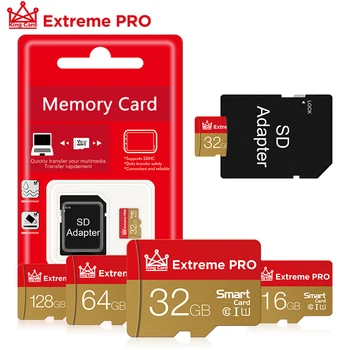 Originalas Extreme Ultra Micro SD 128 GB 64GB 32GB 256 GB 400GB Atminties Kortelės A2 V30 U1/U3 4K MicroSD 32 64 128 gb 