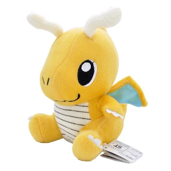 Pokemon 16cm Kawaii Dragonite Pliušinis Lėlės Žaislas Mielas Pokémon Trumpas Įdaryti Mini Lėlės Modelio Anime ir Animacinių filmų Žaislai Berniukas Vaikas, Gimtadienio Dovana