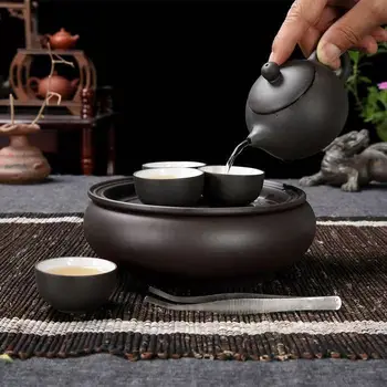 Raudonos molio arbatos Rinkinys keramikos kelionės kungfu arbatos rinkinys Paprasta arbata alaus nustatyti lauko turizmo envio už dyką
