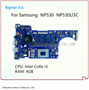 Samsung 530U3C NP530 NP530U3C Nešiojamojo kompiuterio motininė Plokštė Su Intel i3 PROCESORIUS, 4G-RAM Patikrintas BA92-11404A BA92-11404B BA41-02156A