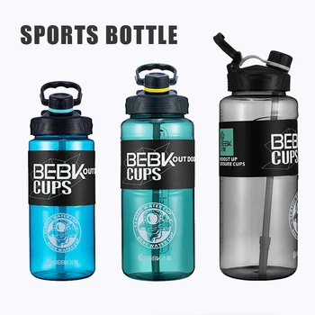 Sporto, Vandens Butelį, Didelės Talpos ekologiško Plastiko Nešiojamų Vandens Butelis BPA Free Fitneso Lauko 1700ML 2300ML 3000ML
